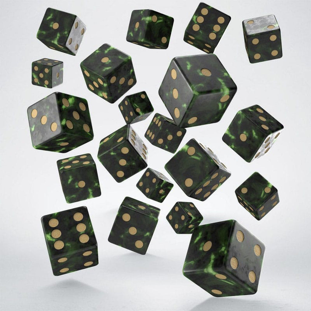 Imagen del producto Q Workshop Set de Dados Full Pack D6 Verde (20)