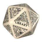 Imagen del producto Dado Viridian Jumbo Dado Dungeon Room Generator D20 Beige