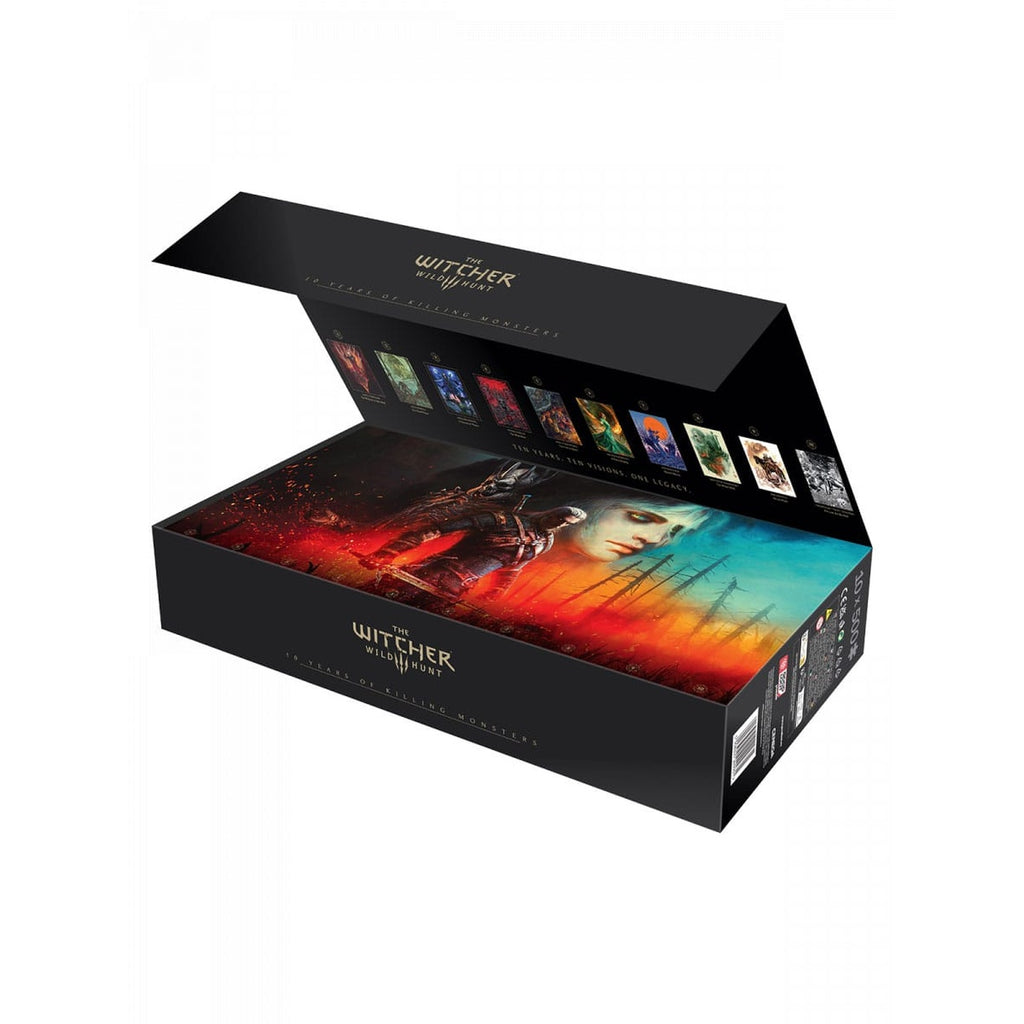 Imagen del producto The Witcher Puzzle Pack de 10 10th Anniversary Puzzle Collection (500 piezas)