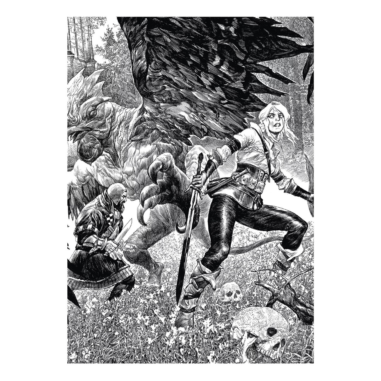 Imagen del producto The Witcher Puzzle Pack de 10 10th Anniversary Puzzle Collection (500 piezas)