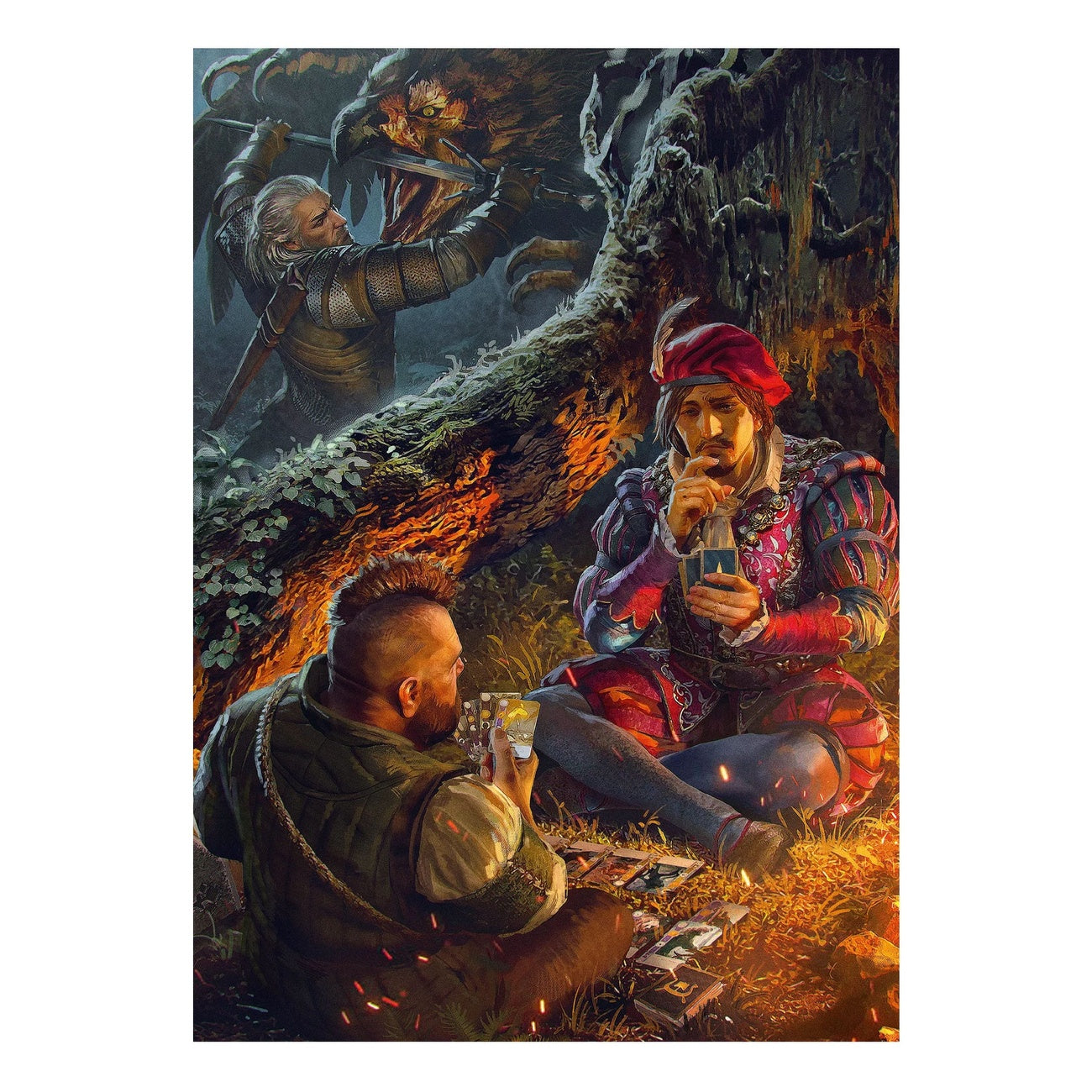 Imagen del producto The Witcher Puzzle Pack de 10 10th Anniversary Puzzle Collection (500 piezas)