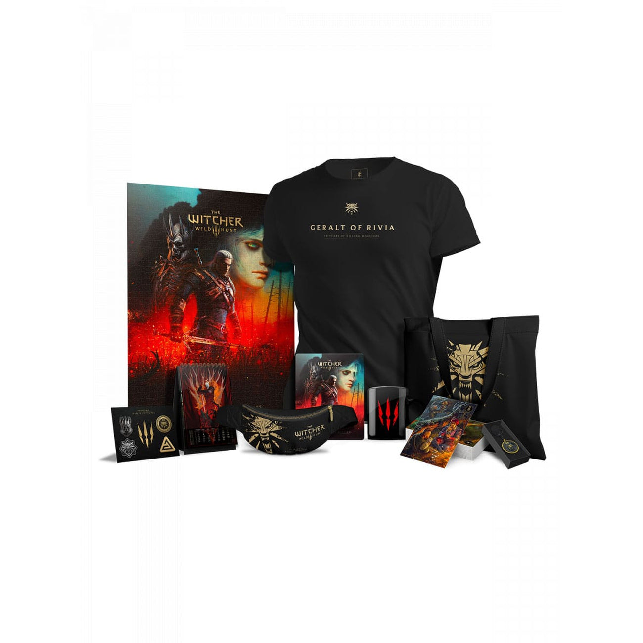 Imagen del producto The Witcher 3: Wild Hunt Caja Regalo 10th Anniversary Monster Slayer Kit