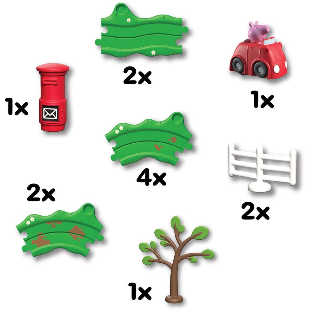 Imagen del producto Peppa Pig Whizz Around – El set del pequeño coche rojo de Peppa