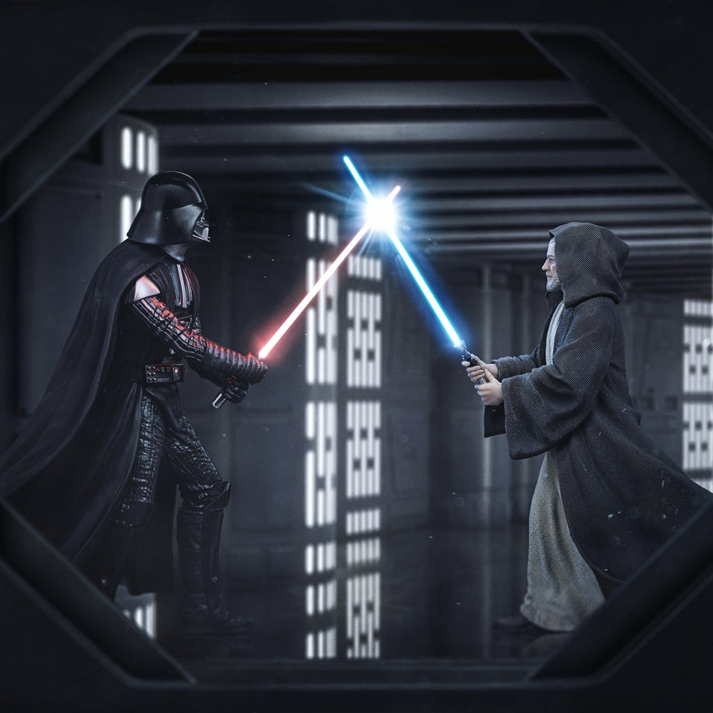 Product image Star Wars Deluxe Art Scale Statue 1/10 Darth Vader vs Obi-Wan Kenobi (CCXP Exclusive 2025) 24 cm