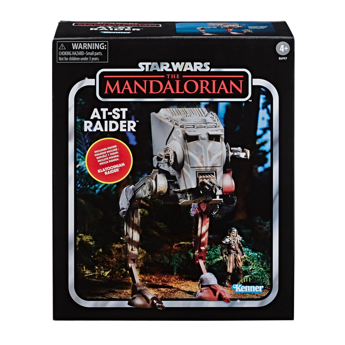 Imagen del producto Star Wars The Mandalorian Vintage Collection Vehículo AT-ST Raider y Klatooinian