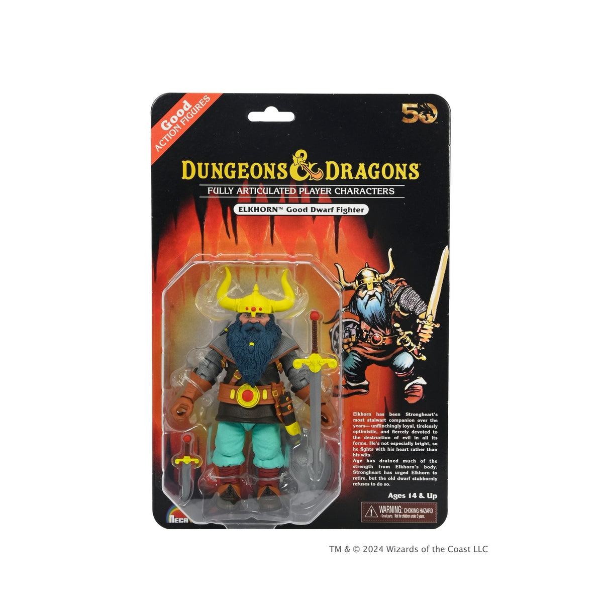 Imagen del producto Figura de acción a escala Dungeons & Dragons 50th Anniversary Elkhorn en blister 18 cm