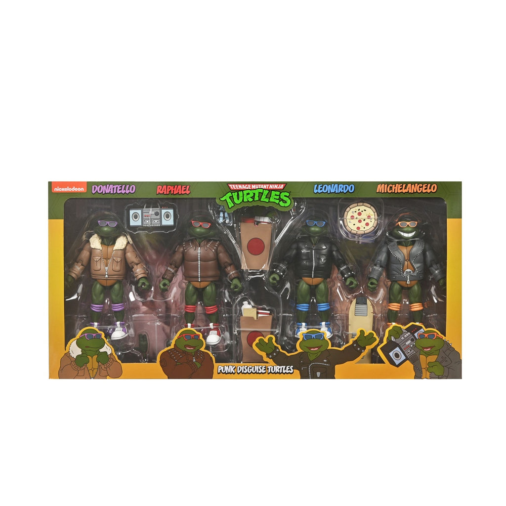 Imagen del producto Teenage Mutant Ninja Turtles (Dibujo animado) Pack de 4 figuras de acción Punk Turtles 18 cm