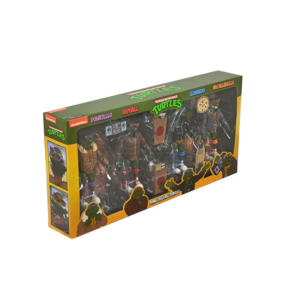 Imagen del producto Teenage Mutant Ninja Turtles (Dibujo animado) Pack de 4 figuras de acción Punk Turtles 18 cm