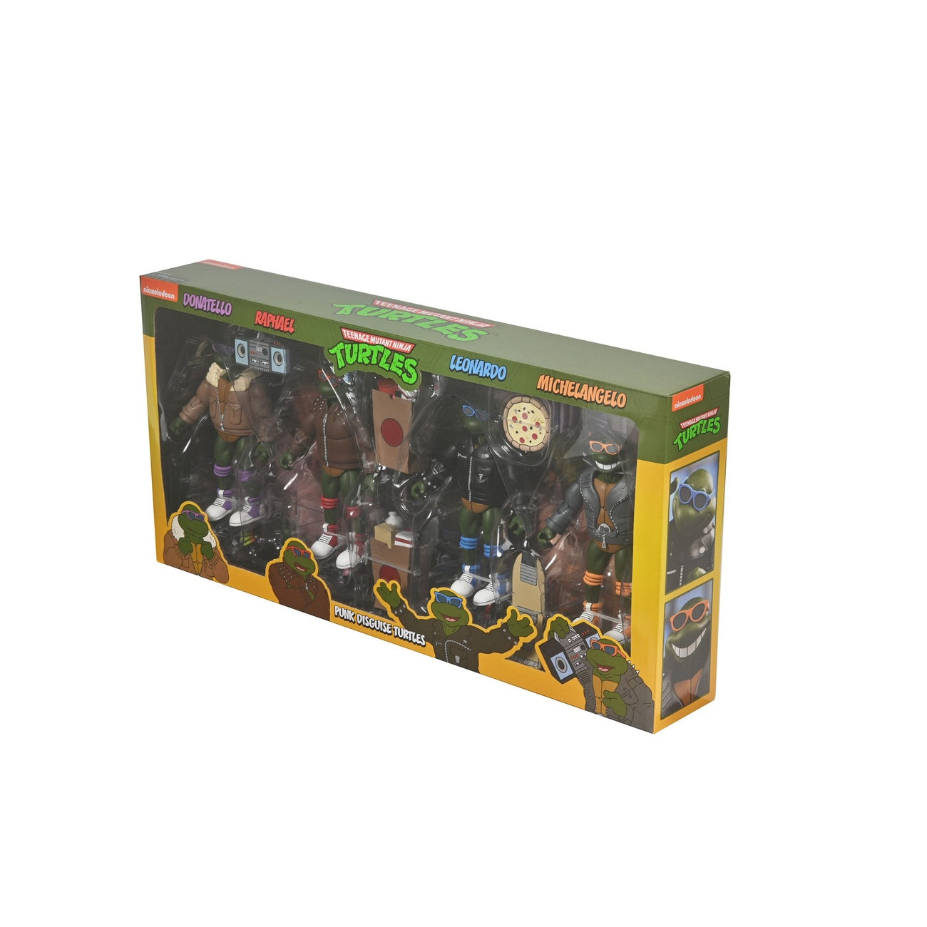 Imagen del producto Teenage Mutant Ninja Turtles (Dibujo animado) Pack de 4 figuras de acción Punk Turtles 18 cm