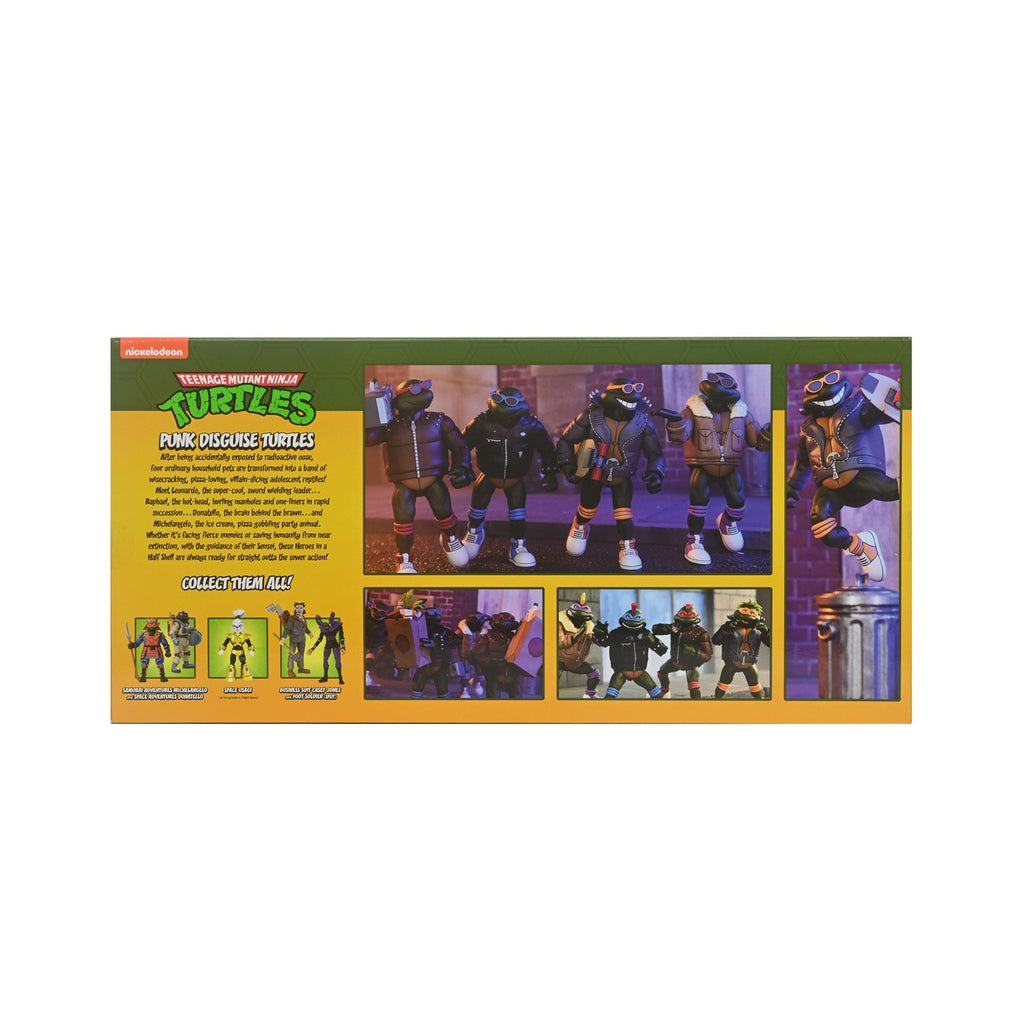 Imagen del producto Teenage Mutant Ninja Turtles (Dibujo animado) Pack de 4 figuras de acción Punk Turtles 18 cm