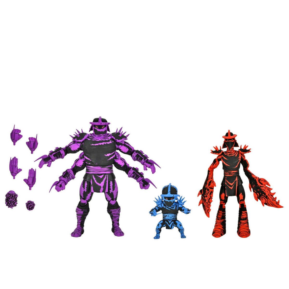 Imagen del producto Teenage Mutant Ninja Turtles (Mirage Comics) figuras de acción Shredder Clones box set 18 cm