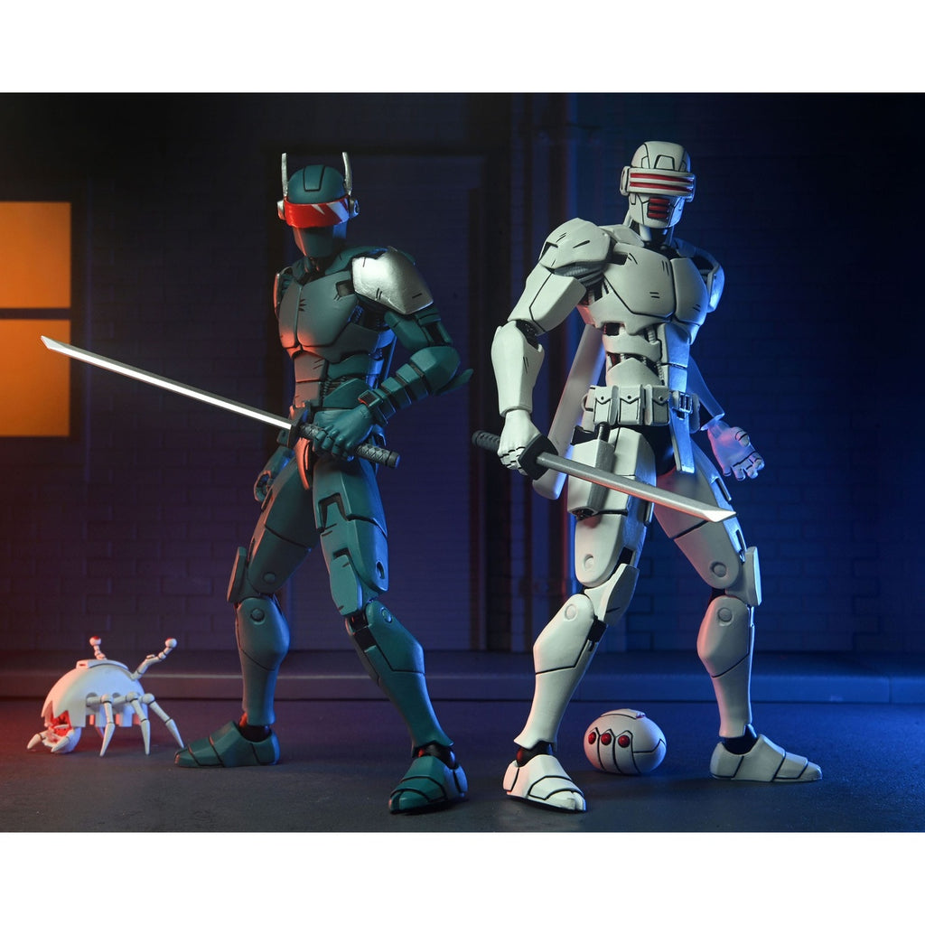 Imagen del producto Teenage Mutant Ninja Turtles (The Last Ronin) Pack de 2 figuras de acción Synja Robots 18 cm