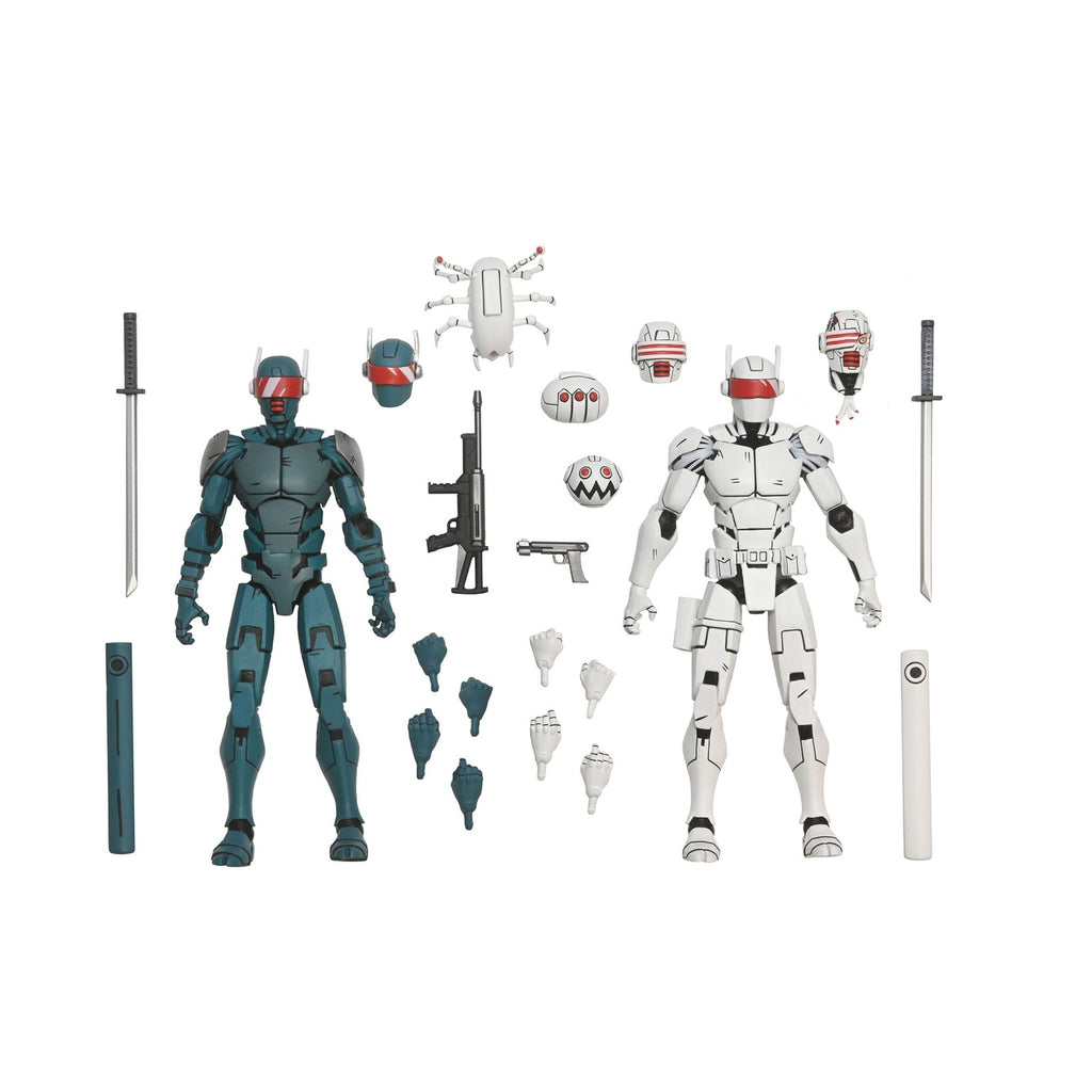Imagen del producto Teenage Mutant Ninja Turtles (The Last Ronin) Pack de 2 figuras de acción Synja Robots 18 cm