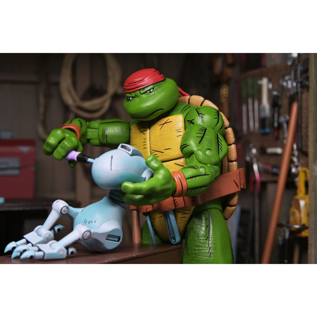 Imagen del producto Teenage Mutant Ninja Turtles figura de acción Handyman Donatello 18 cm