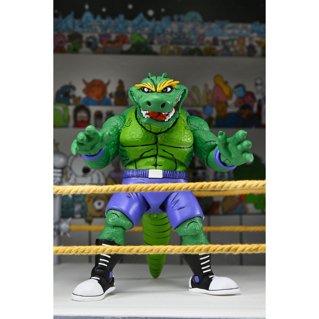 Product image Teenage Mutant Ninja Turtles (Archie Comics) Action Figure Stump Wrestling Leatherhead 18 cm