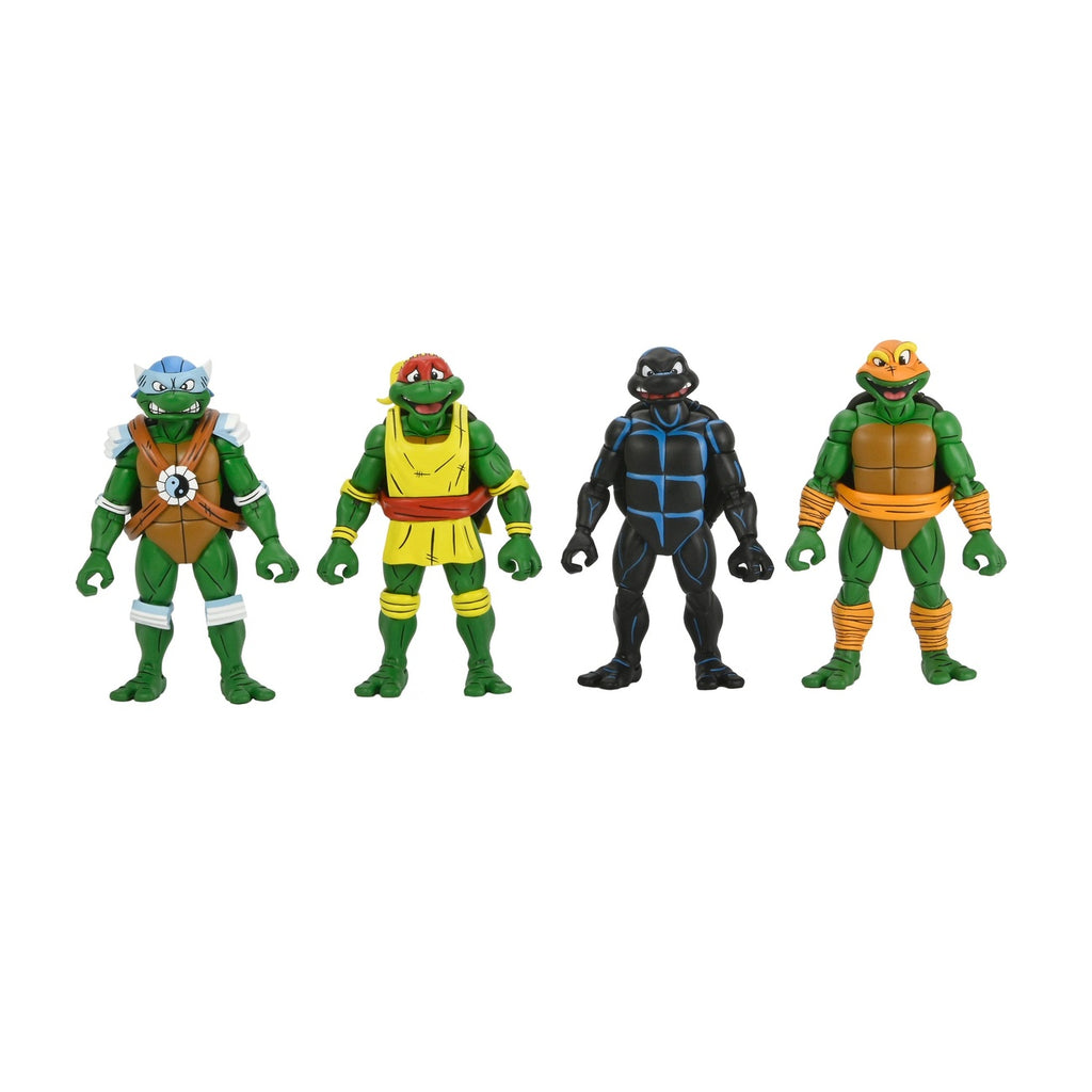 Imagen del producto Teenage Mutant Ninja Turtles (Archie Comics) Pack de 4 figuras de acción Stump Wrestling Turtles 18 cm