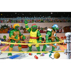 Imagen del producto Teenage Mutant Ninja Turtles (Archie Comics) Pack de 4 figuras de acción Stump Wrestling Turtles 18 cm