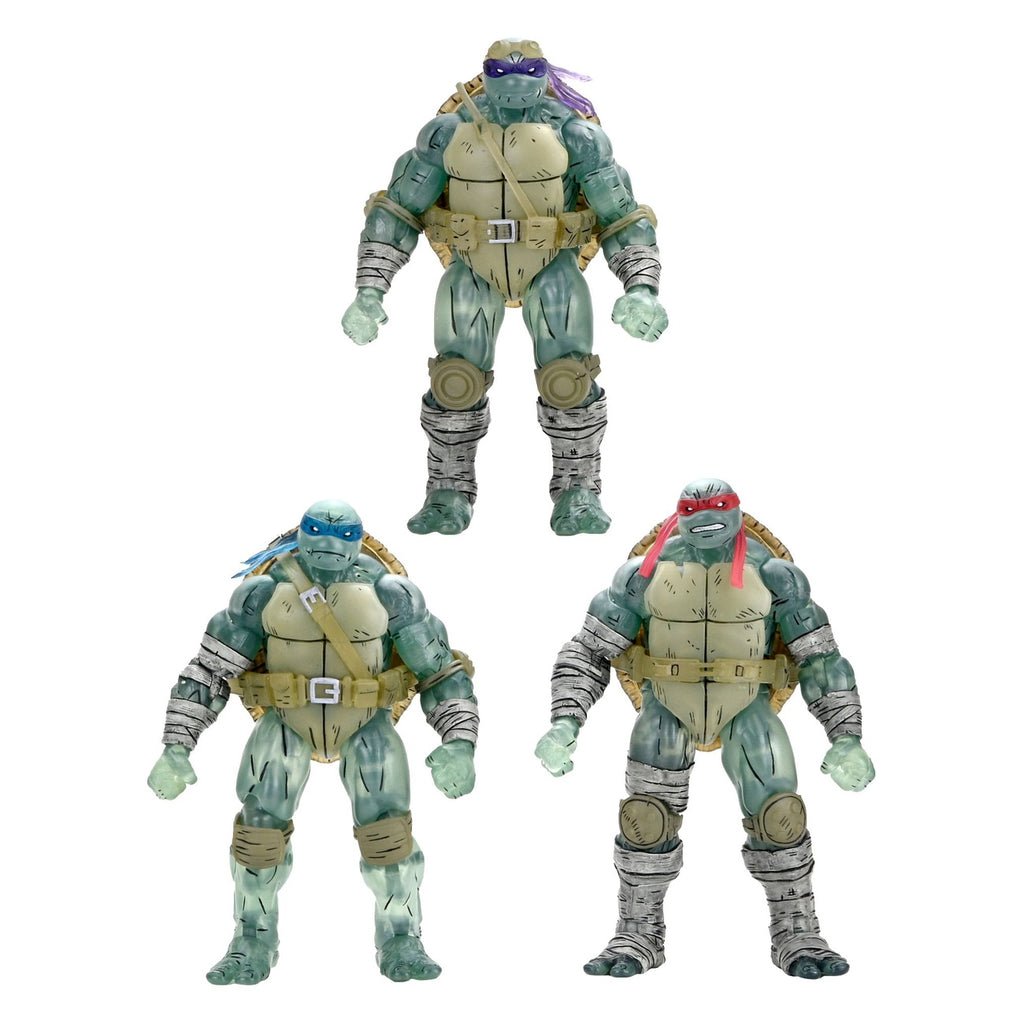 Imagen del producto Teenage Mutant Ninja Turtles (The Last Ronin) Figuras de acción Pack de 3 Ghost Brothers 18 cm