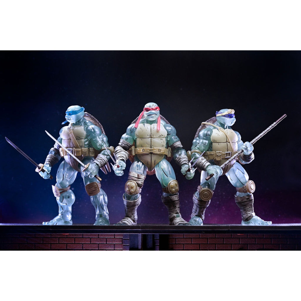 Imagen del producto Teenage Mutant Ninja Turtles (The Last Ronin) Figuras de acción Pack de 3 Ghost Brothers 18 cm