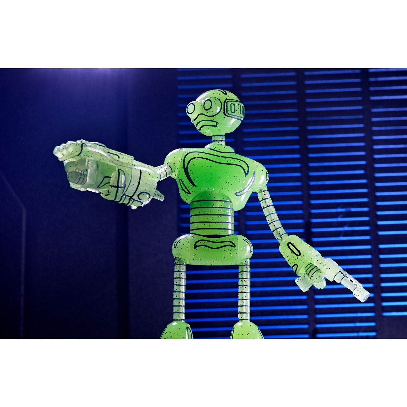 Imagen del producto Teenage Mutant Ninja Turtles (Mirage Comics) figura de acción Transmat Fugitoid GID 18 cm