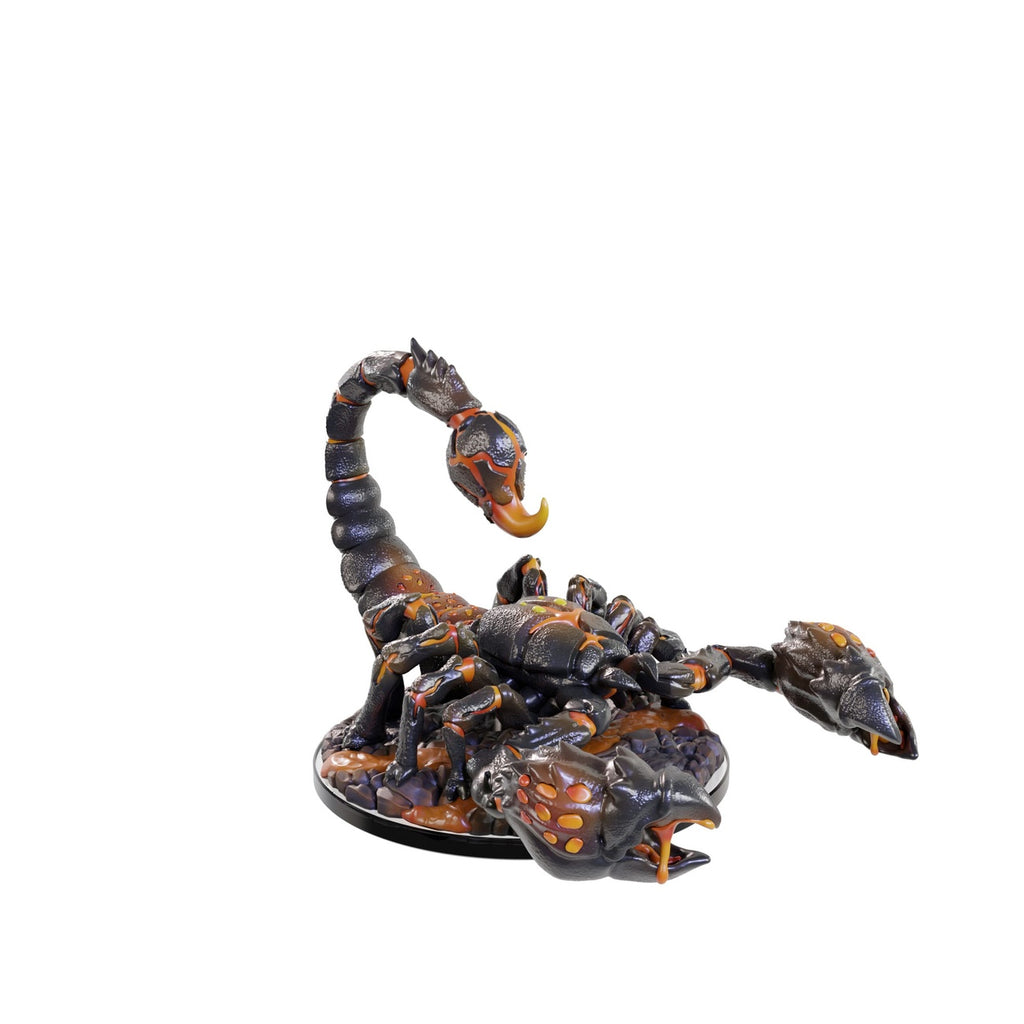 Imagen del producto Pathfinder Battles Deep Cuts miniaturas sin pintar pack de 2 Magma Scorpion caja expositora (2)