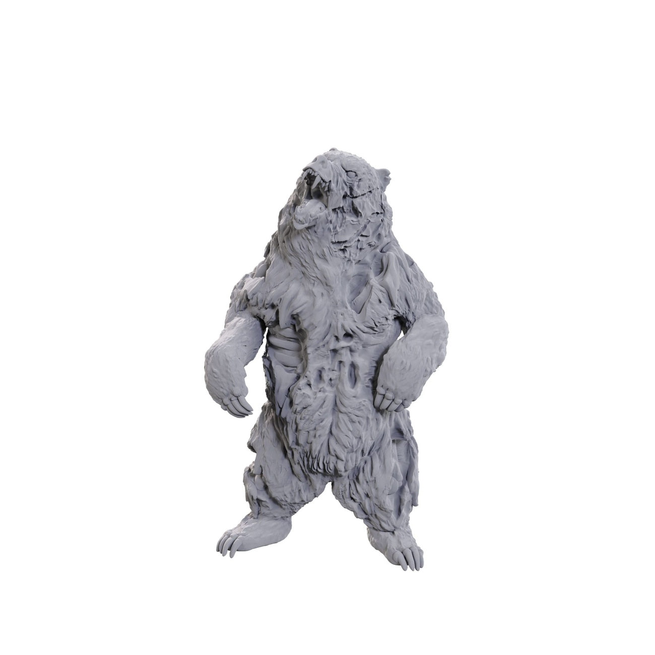 Imagen del producto WizKids Deep Cuts miniatura sin pintar Zombie Grizzly Bear