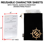 Imagen del producto Enhance RPG Series set de hojas de personaje acrílicas *Versión en inglés*
