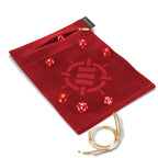 Imagen del producto Enhance Tabletop Roll on a Scroll bolsa de dados con dados roja