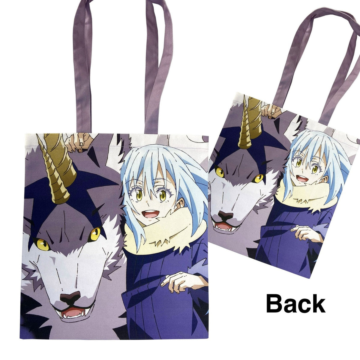 Imagen del producto That Time I Got Reincarnated as a Slime Bolsa tote Rimuru & Ranga