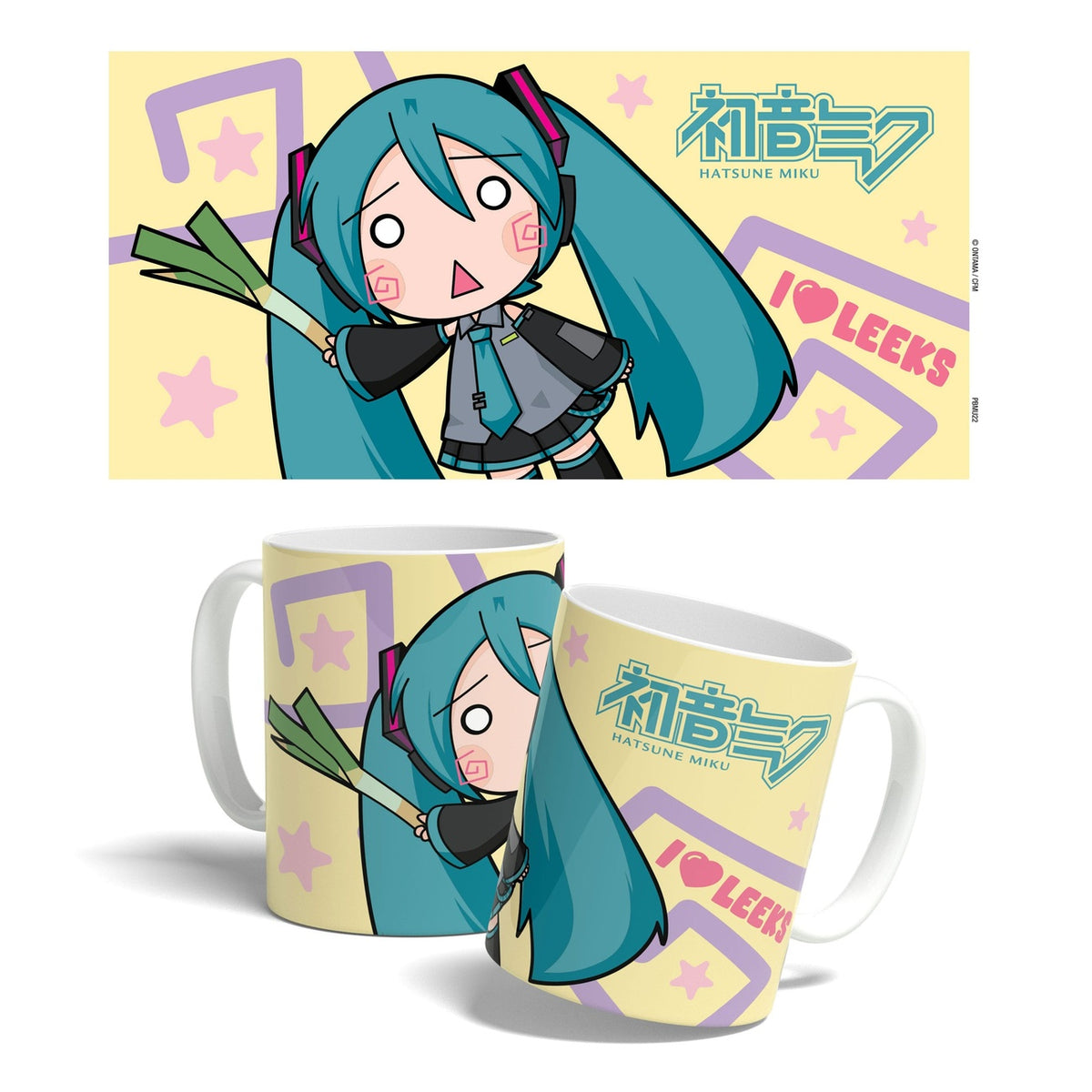 Imagen del producto Taza Hatsune Miku Miku Chibi Leek Girl 325 ml