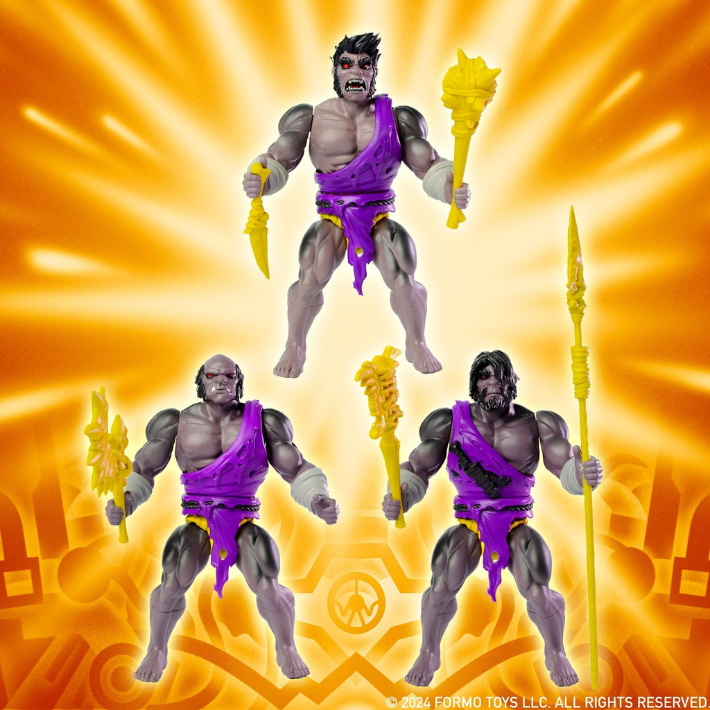 Imagen del producto Legends of Dragonore Wave 2: Dragon Hunt – Pack de 3 figuras de acción Brukteror Cave Men 14 cm