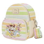 Imagen del producto Disney by Loungefly bandolera Mickey and Friends Rainbow Stripes