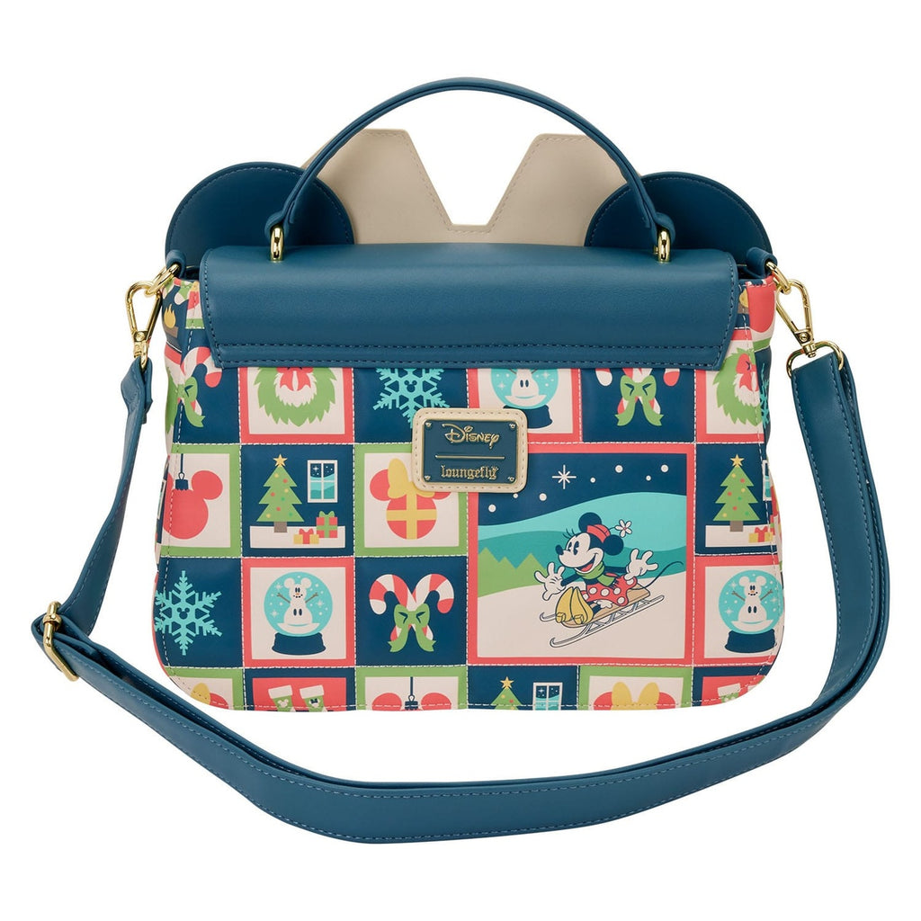 Imagen del producto Disney by Loungefly Bandolera Mickey and Minnie Holiday