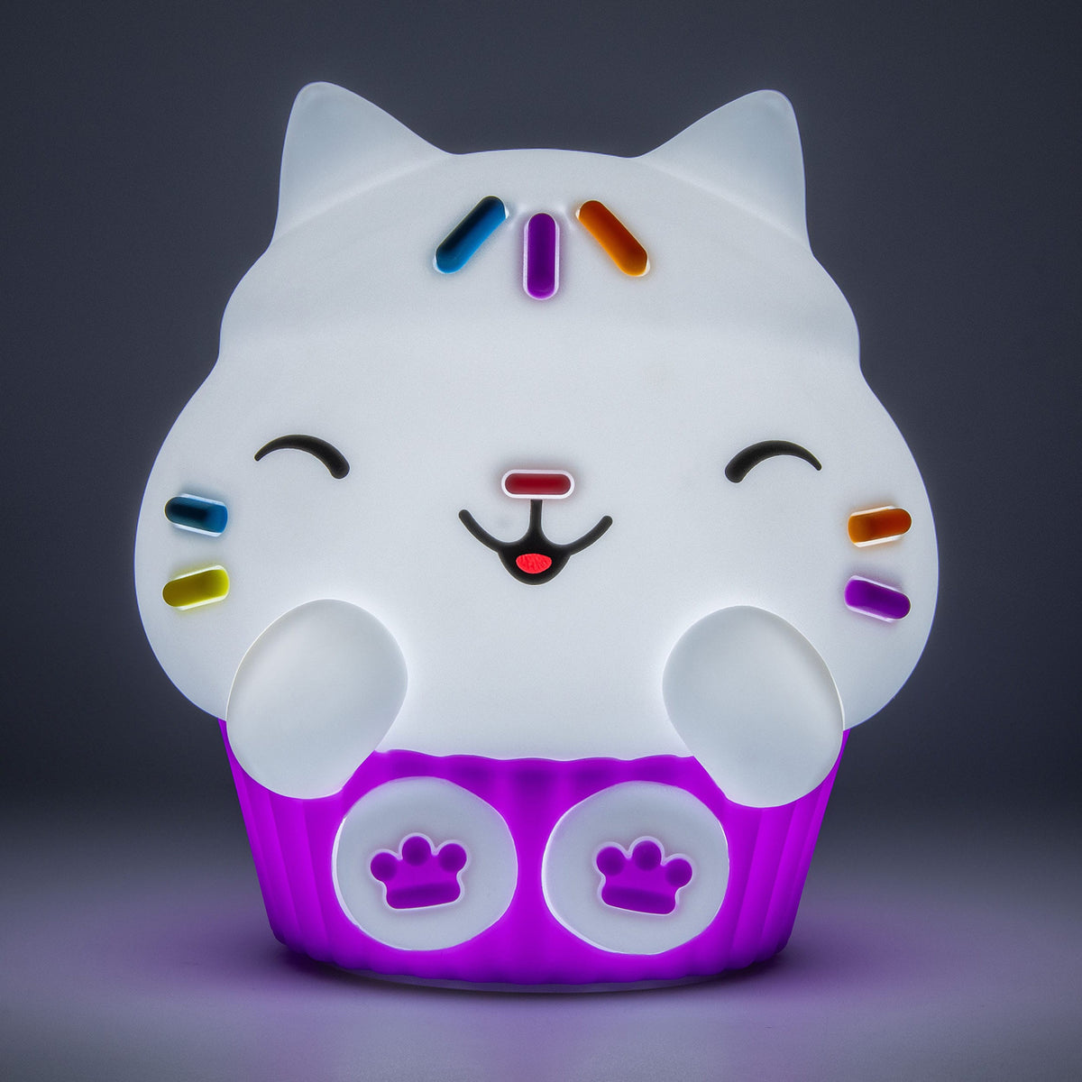 Imagen del producto Gabby's Dollhouse Squishy Glo lámpara de silicona Cakey Cat 15 cm