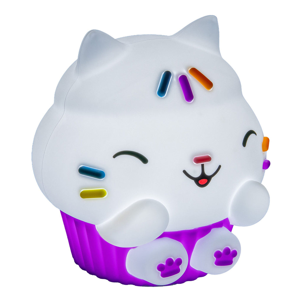 Imagen del producto Gabby's Dollhouse Squishy Glo lámpara de silicona Cakey Cat 15 cm