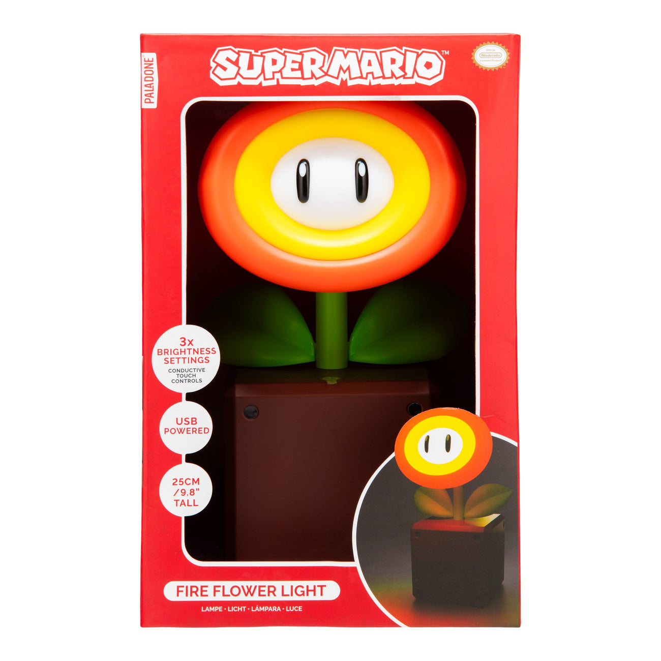 Imagen del producto Lámpara Super Mario Flor de Fuego