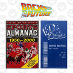 Imagen del producto Regreso al Futuro lingote de metal Sports Almanac Edición Limitada