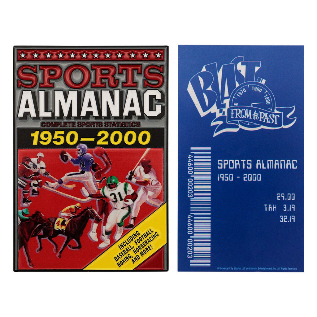 Imagen del producto Regreso al Futuro lingote de metal Sports Almanac Edición Limitada