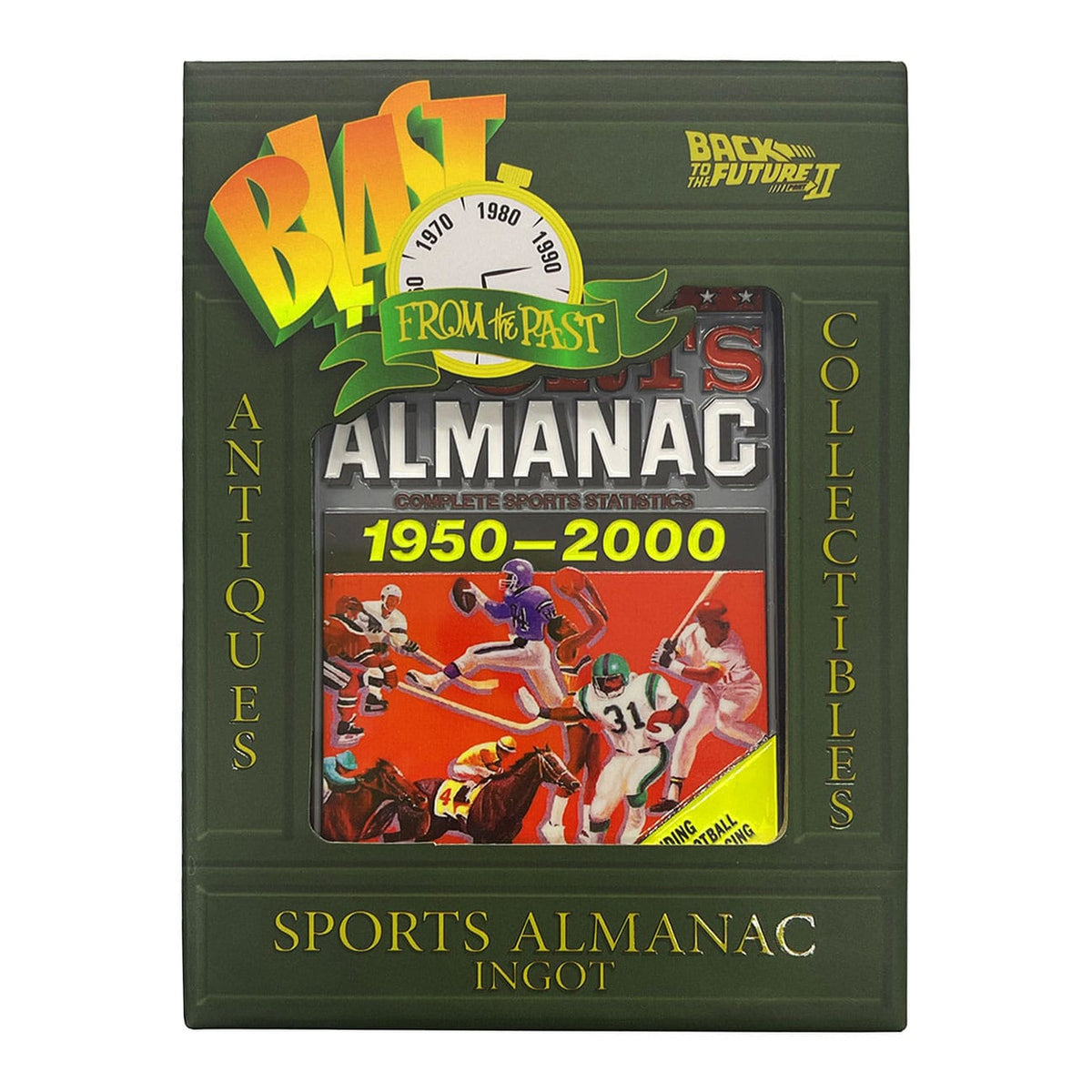 Imagen del producto Regreso al Futuro lingote de metal Sports Almanac Edición Limitada