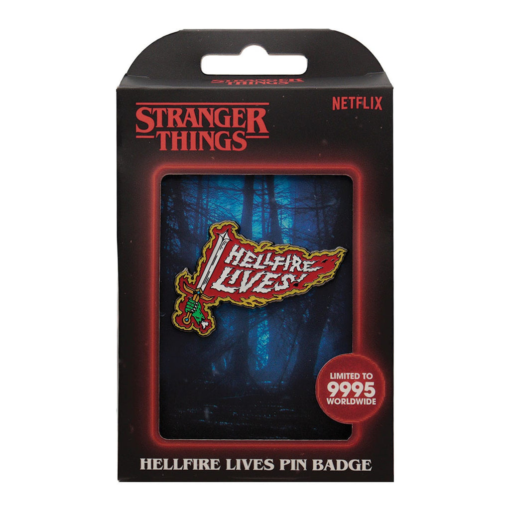 Imagen del producto Stranger Things Pin Hellfire Lives Edición Limitada