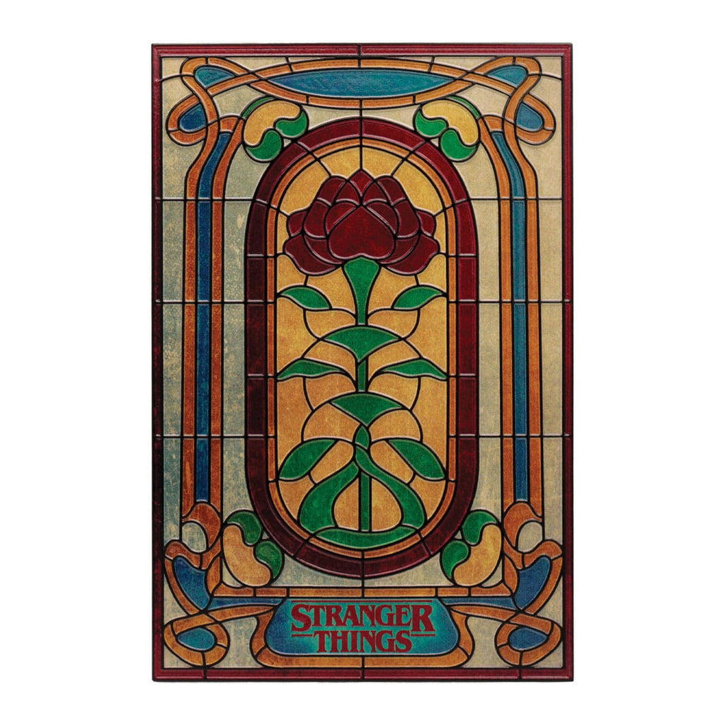 Imagen del producto Stranger Things Letrero de resina Ventana de vidriera de la Casa Creel