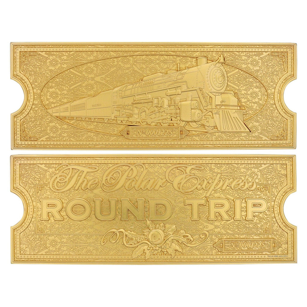 Product image The Polar Express Replica Train Ticket 24k Gold Plated Limited Edition