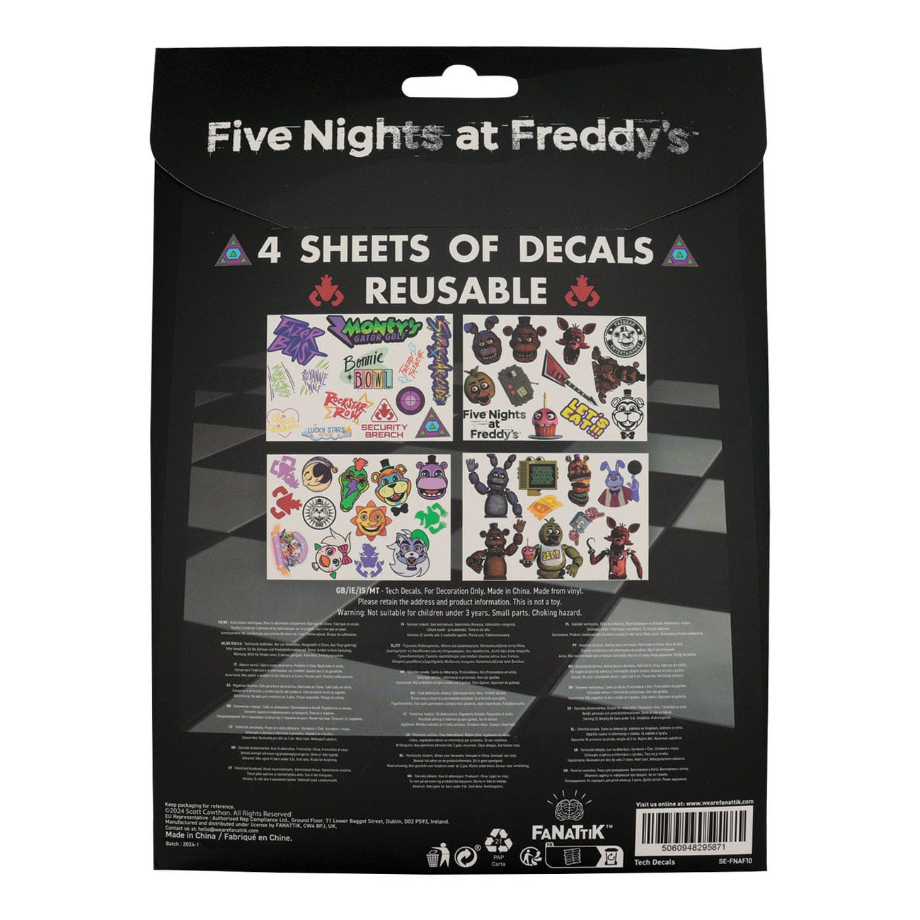 Product image Five Nights at Freddy's Tech Sticker Pack