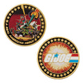 Imagen del producto G.I. Joe Moneda coleccionable A Real American Hero 60 aniversario edición limitada chapada en oro de 24 quilates
