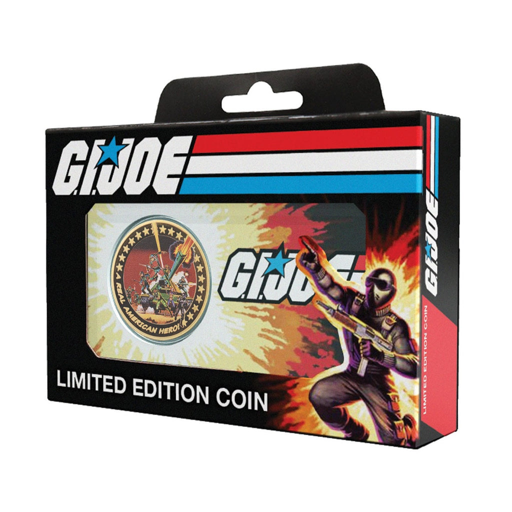 Imagen del producto G.I. Joe Moneda coleccionable A Real American Hero 60 aniversario edición limitada chapada en oro de 24 quilates