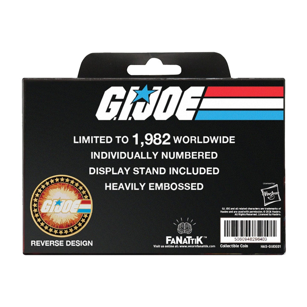 Imagen del producto G.I. Joe Moneda coleccionable A Real American Hero 60 aniversario edición limitada chapada en oro de 24 quilates