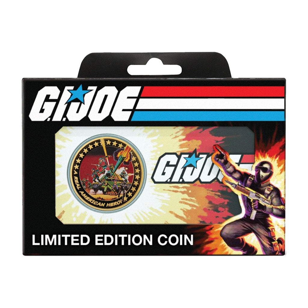 Imagen del producto G.I. Joe Moneda coleccionable A Real American Hero 60 aniversario edición limitada chapada en oro de 24 quilates