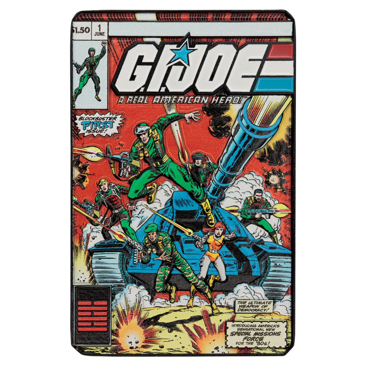 Product image G.I. Joe Metal Bar A Real American Hero #1 Limited Edition