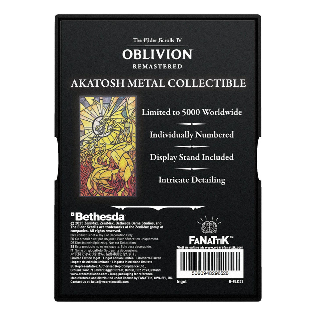Imagen del producto The Elder Scrolls IV: Oblivion Lingote de metal Akatosh