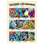 Imagen del producto DC Comics Lámina artística 90th Anniversary Villains Edición limitada 42 x 30 cm